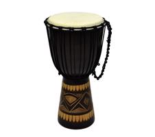 Afrikai Djembe dob kézzel faragott 60 cm