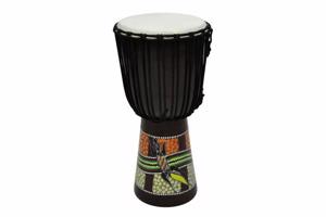 Afrikai Djembe dob kézzel festett 60 cm