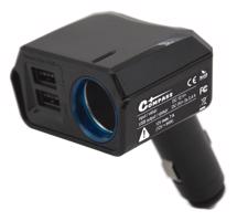 COMPASS Fix adapter 12V + 2x USB 2400mA SELECT