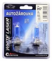 Compass Izzó 12V  H7 55W PX26d WHITE LASER blister 2 db