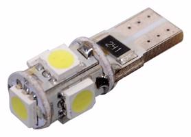 Compass Izzó  5 SMD LED ellenállással CAN-BUS fehér 12 V