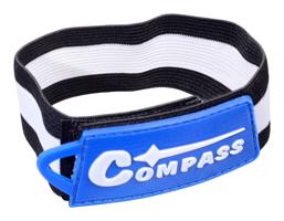 COMPASS Rugalmas kerékpárbilincs 28 cm kék