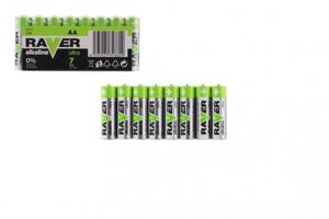 Elem  RAVER LR03/AAA 1,5 V alkaline ultra 8 db fóliában