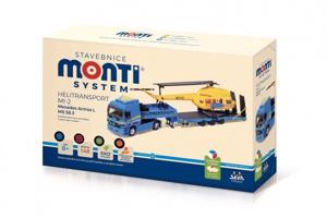 Építőkészlet Helitransport MI-2 Mercedes Actros L 1:48