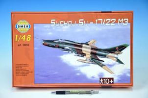 Építőkészlet modell Suchoj SU - 17/22 M3 1:48 doboz 35x22x5