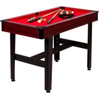 GamesPlanet® Biliárdasztal COMPACT 4ft piros