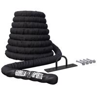 Gorilla Sports Crossfit kötél tartóval 12 m x 3,8 cm