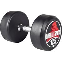 Gorilla Sports Egykezes súlyzó 2 x 17,5 kg  piros/fehér