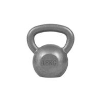 Gorilla Sports Kettlebell öntöttvas súlyzó 18 kg szürke