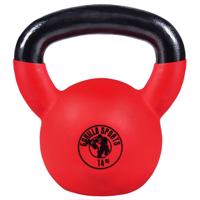 Gorilla Sports Kettlebell súlyzó 14 kg gumírozott