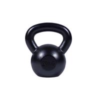 Gorilla Sports Kettlebell súlyzó öntöttvas 20 kg fekete