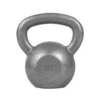 Gorilla Sports Kettlebell súlyzó öntöttvas 28 kg szürke