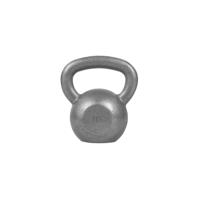 Gorilla Sports Kettlebell súlyzó öntöttvas 8 kg szürke