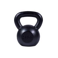 Gorilla Sports Kettlebell súlyzó öntöttvas fekete 24  kg