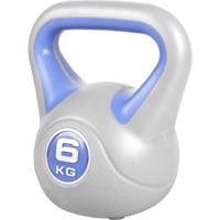 Gorilla Sports Kettlebell súlyzó vinil 6 kg kék