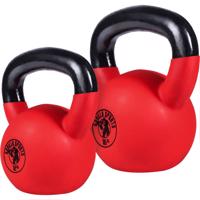 Gorilla Sports Kettlebell szett gumírozott 12-16 kg