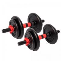 Gorilla Sports Öntöttvas súlyzó szett  15 kg, 25 mm