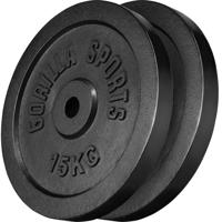 Gorilla Sports Súlytárcsa szett  2 x 15 kg