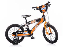 Gyerekbicikli DINO BMX 16&quot; - narancssárga