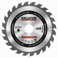 Kreator Fűrésztárcsa fa vágására 18,5 cm 24 T