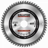 Kreator Fűrésztárcsa fa vágására 190 mm 60 T