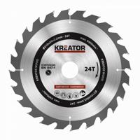 Kreator Fűrésztárcsa fa vágására 210 mm 24 T