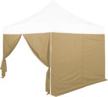 Pavilon oldalfal INSTENT® PRO 3 x 3 m Champagne