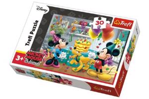 Puzzle Mickey és Minnie szülinapot ünnepel Disnay 27x20cm