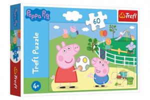 Puzzle Peppa malac és barátai 33x22cm 60 db doboz 21x14x4cm