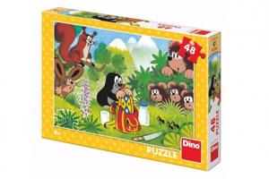 Puzzle Vakond és az uzsonna 48 db 26 x 18cm doboz 27x19x4cm