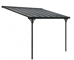 ROJAPLAST Napellenző pergola BRUCE F Szürke 436 x 305 cm