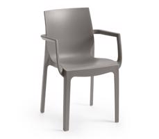 ROJAPLAST Szék EMMA ARMCHAIR szürke