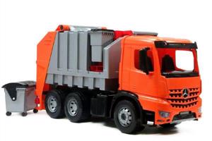 Szemeteskocsi műanyag 72cm 3 tengelyes Mercedes Actros