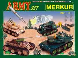 Teddies Építőkészlet MERKUR Army Set 657 db 2 réteg