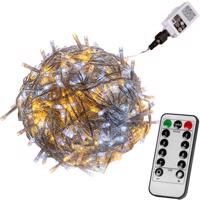 VOLTRONIC® Fényfüzér 10 m 100 LED meleg/hideg fehér